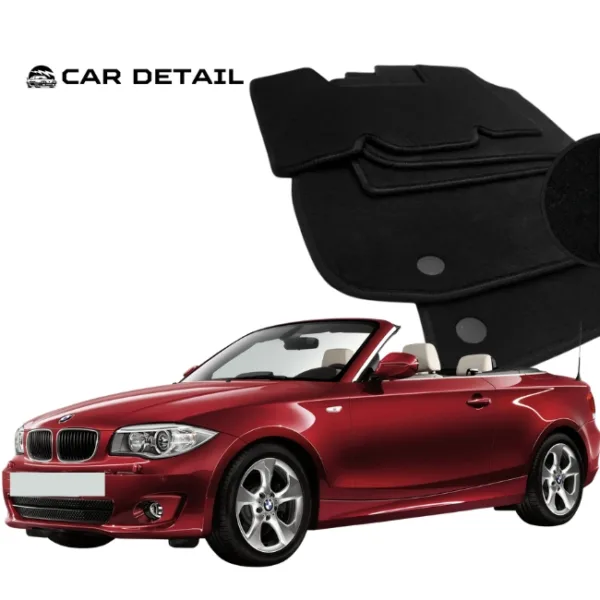 BMW E88 series 1 (Mk1) 2004-2013 convertible 2 usi vors Covorase auto mocheta, BMW E88 series 1 (Mk1) 2004-2013 convertible 2 usi